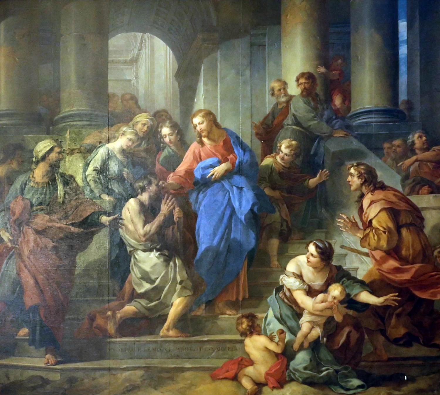 La guarigione del nato cieco - Chiesa di Saint, Trophime (Arles)